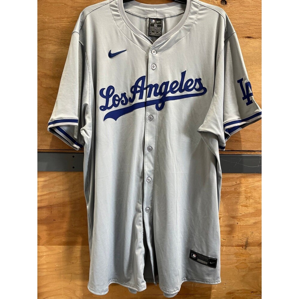 Nike Men's White and Blue Shirt